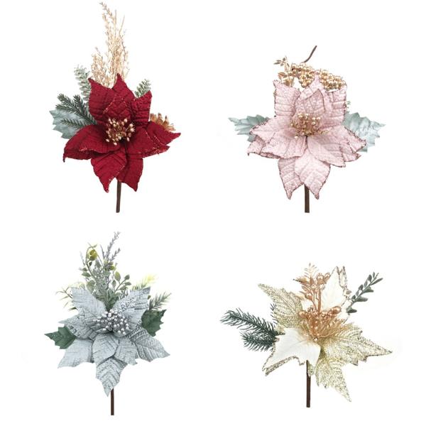 Assorted Mini Poinsettia - 14cm x 20cm