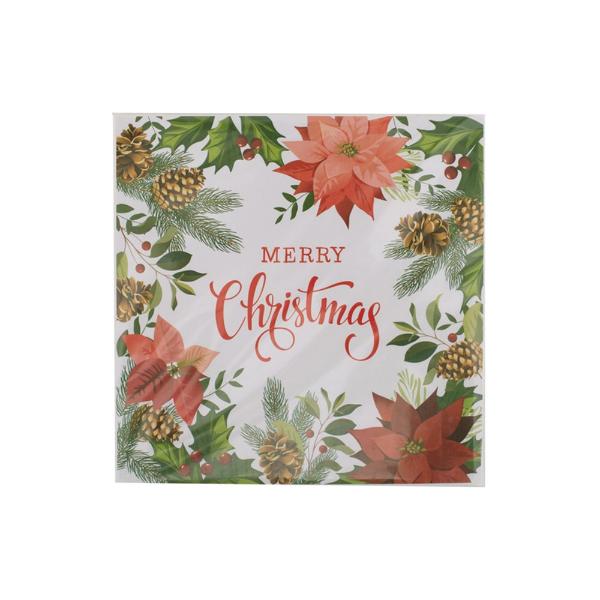 20 Pack Christmas 2Ply Napkins