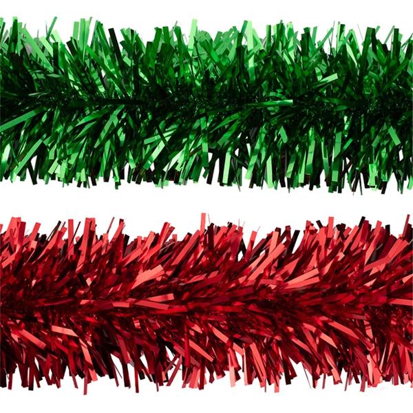 Thick Cut 6Ply Christmas Tinsel - 200cm