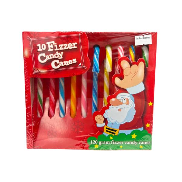 10 Pack Fizzer Candy Canes - 120g