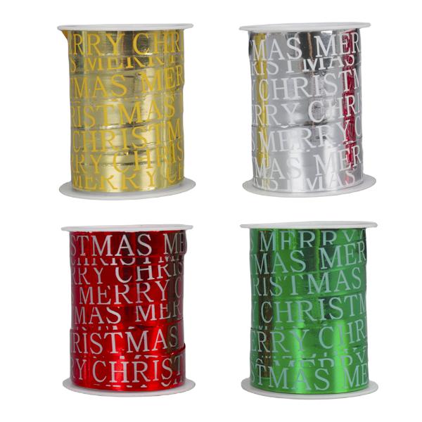 Metallic Christmas Ribbon - 1cm x 10m