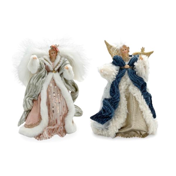 Pink Or Blue Christmas Standing Angel - Medium