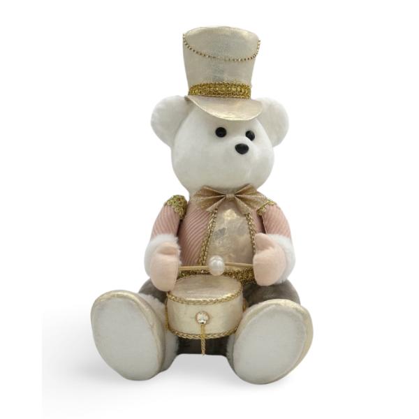 Christmas Rosies Bear Sitting - 20cm x 16cm x 32cm