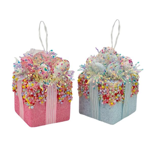 Christmas Candy Pop Sprinkle Lolly Gift Box - 17cm x 17cm x 25cm