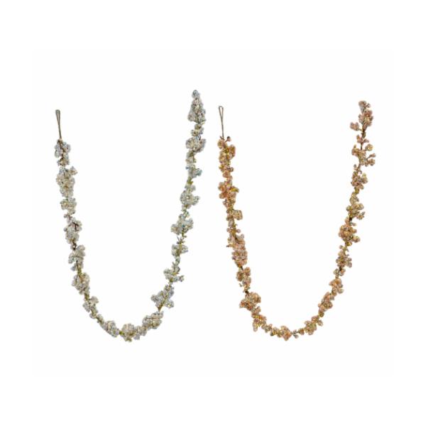Christmas Sparkling Hanging Popcorn Garland - 120cm
