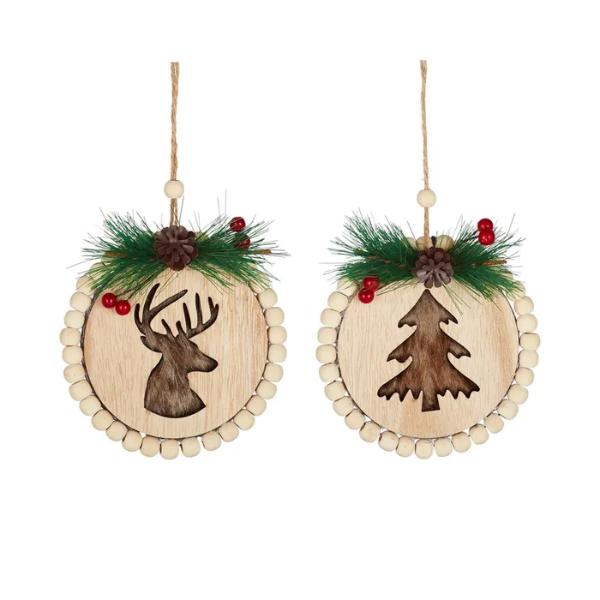Reindeer Or Tree Hanging Decoration - 11cm