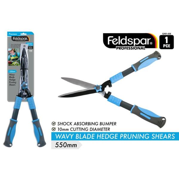 Premium Wavy Blade Hedge Pruning Shears