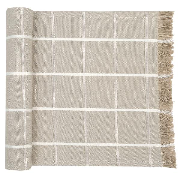 Taupe Greenland Runner - 180cm x 35cm