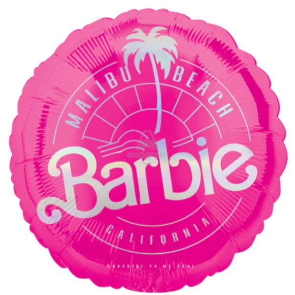 Barbie Round Foil Balloon - 43cm