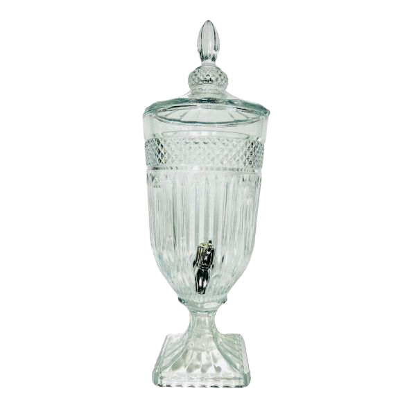 Large Glass Antique Drink Jar