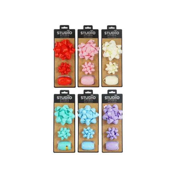 3 Pack Gift Bow Set