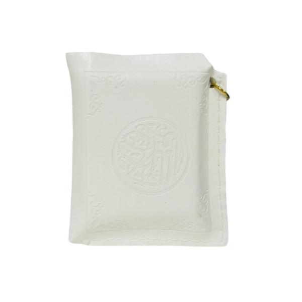 Mini Holy Book Quran In White Leather Case