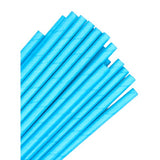 Load image into Gallery viewer, 80 Pack Light Blue Paper Straws
