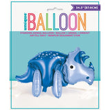 Load image into Gallery viewer, Blue Giant Dinosaur Standing Foil Balloon - 87.6cm
