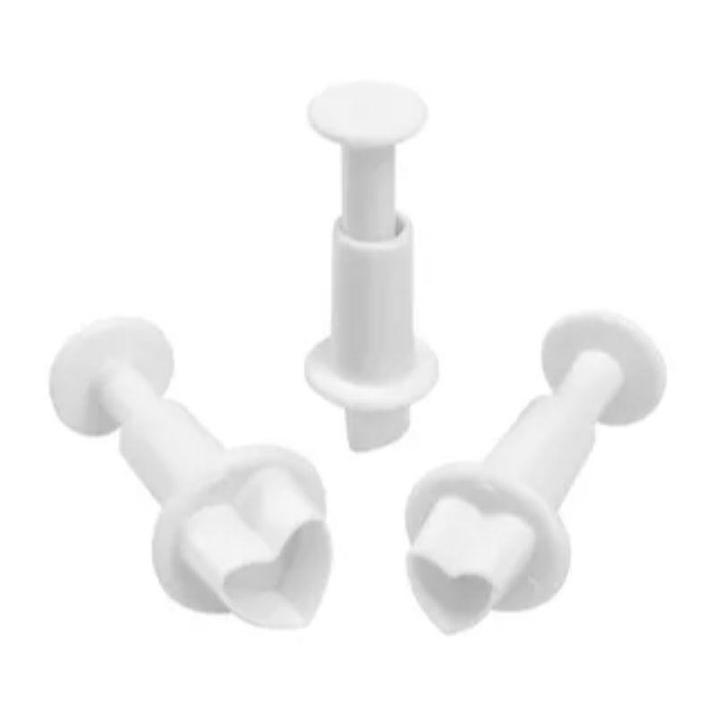 Mondo Heart Plunger Cutter Set - 3 Piece - The Base Warehouse