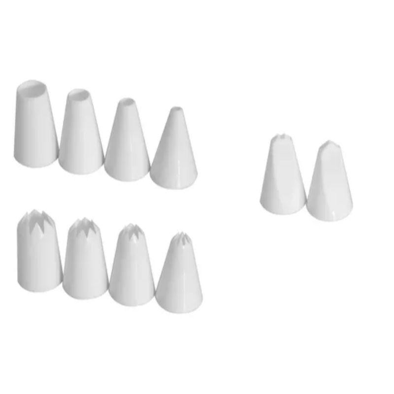 Mondo Piping Nozzle Mixed Set - 10 Piece - The Base Warehouse