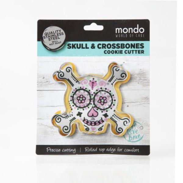 Mondo Skull And Crossbones Cookie Cutter - The Base Warehouse