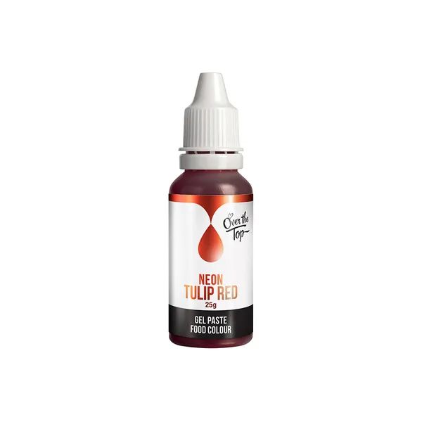 Neon Tulip Red Food Colour Gel - 25g