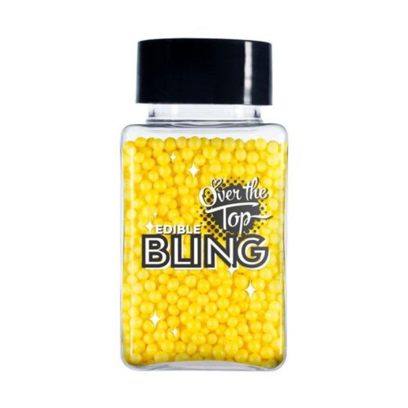 Over The Top Edible Bling Yellow Sprinkles - 60g