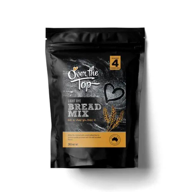 Over The Top Light Rye Bread Mix - 2kg - The Base Warehouse