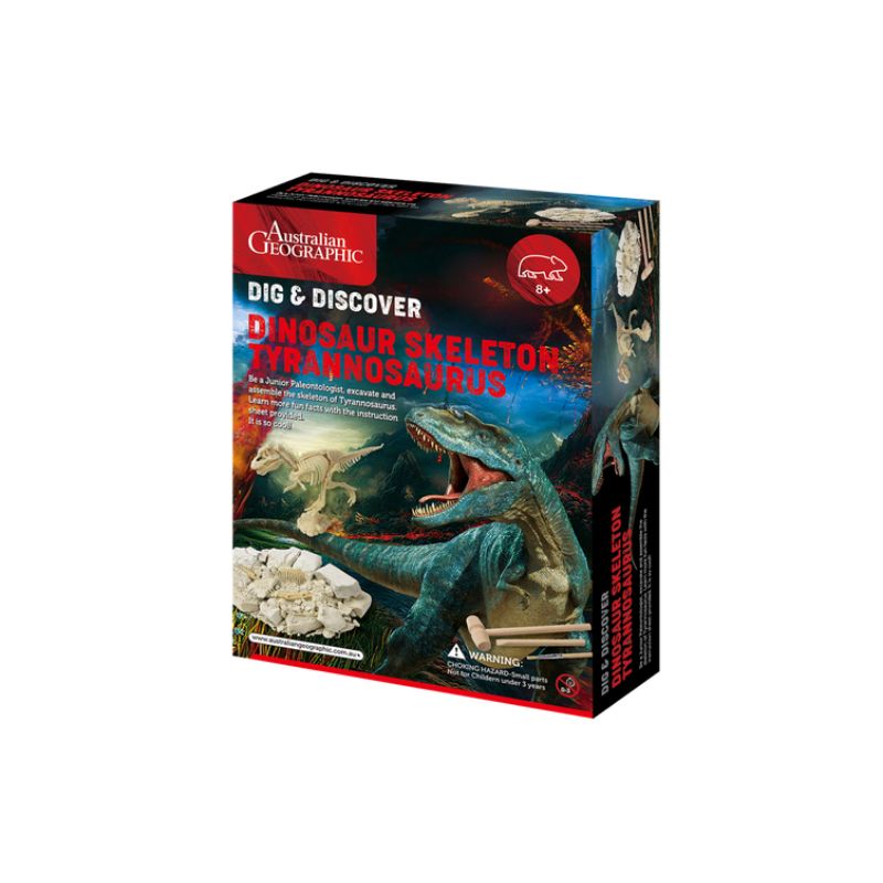 Australian Geographic Dig & Discover Dinosaur Skeleton Kit - Tyrannosaurus