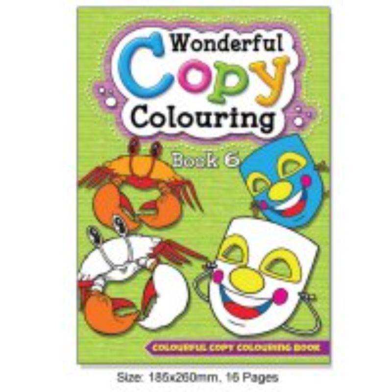 Wonderful Copy Colouring Book6 - 16 Pages
