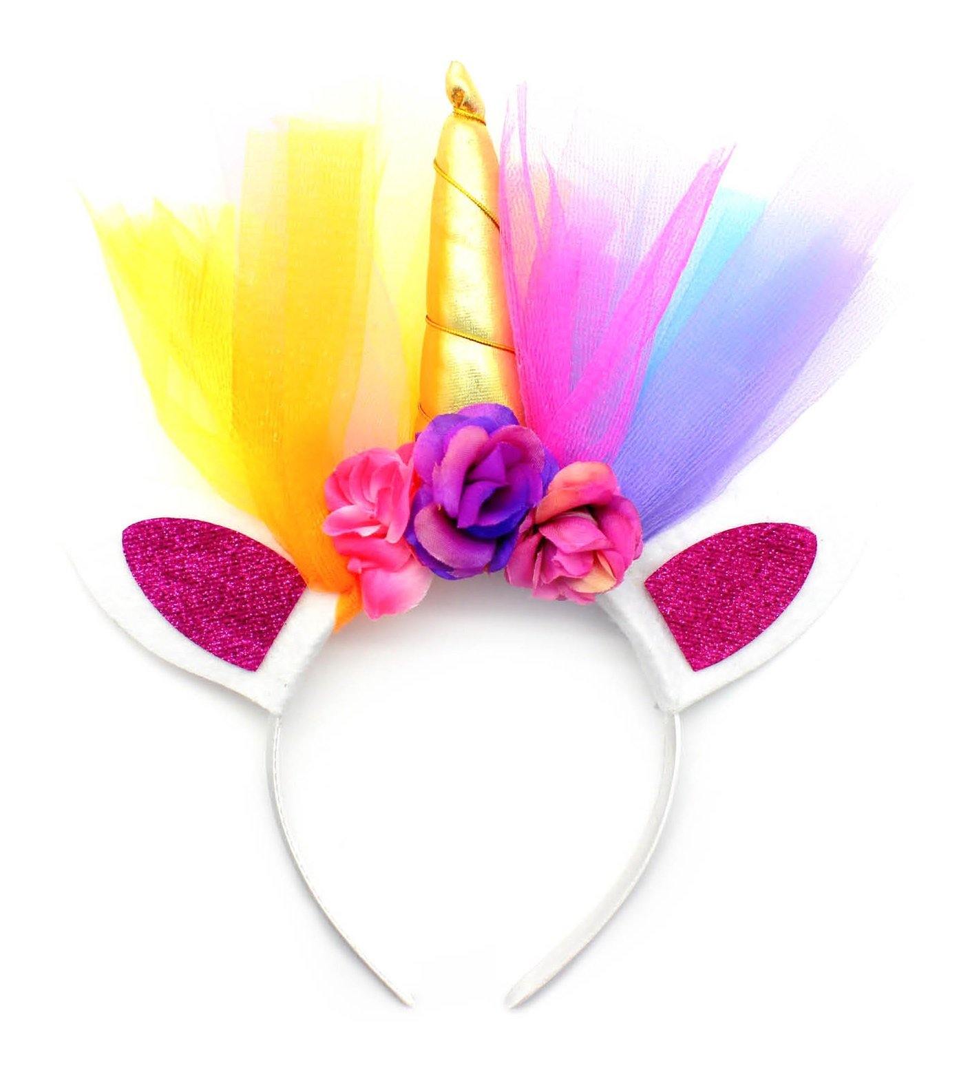 Tulle Unicorn Headband - The Base Warehouse