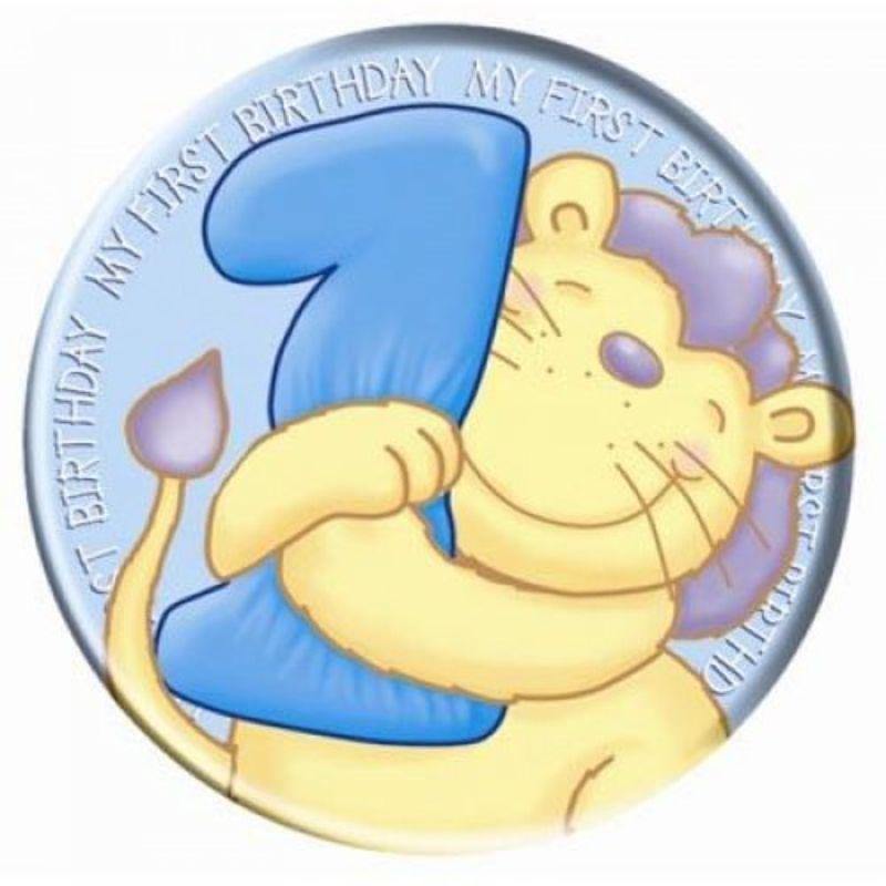 6 Pack Big #1 Boy Badge - 15cm