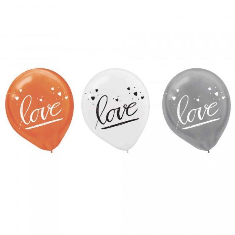 15 Pack Navy Bride Latex Balloons - 30cm - The Base Warehouse