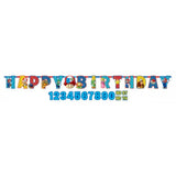 Load image into Gallery viewer, Super Mario Jumbo Add an Age Letter Banner - 3.2m x 25cm