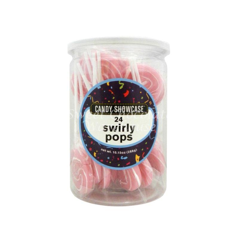 24 Pack Pink Swirl Pops - 288g