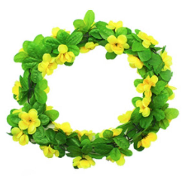 Yellow Azalea Flower Crown