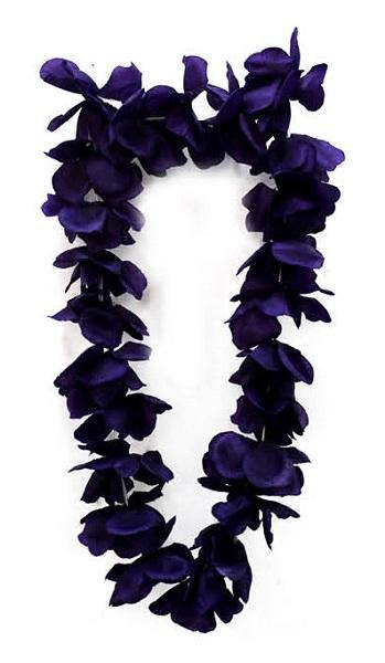 Dark Purple Hawaiian Lei - The Base Warehouse