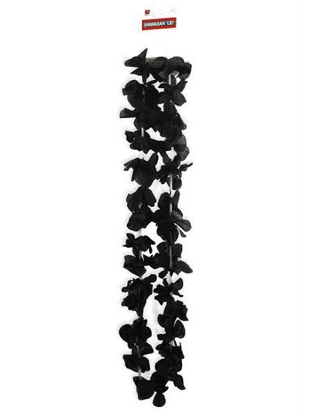 Black Flower Hawaiian Lei - The Base Warehouse