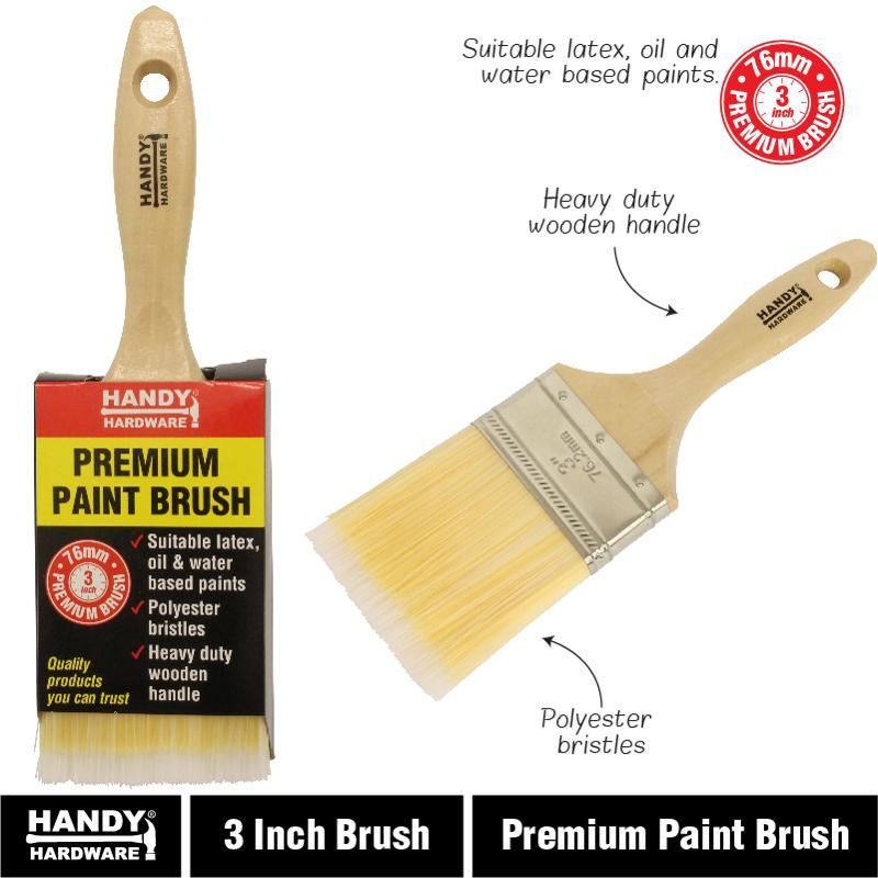 Premium Paint Brush - 7.6cm