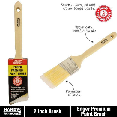 Edger Premium Paint Brush - 5cm - The Base Warehouse