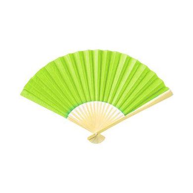 Green Small Paper Colour Fan - The Base Warehouse