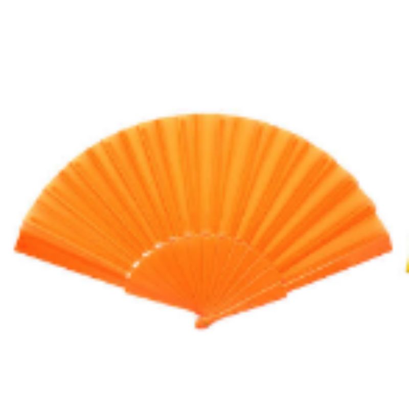 Orange Small Plastic Fan