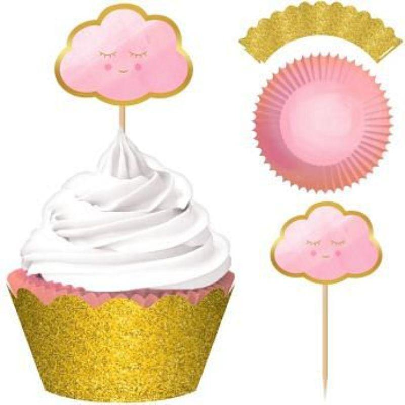 Oh Baby Girl Cupcake Kit - The Base Warehouse