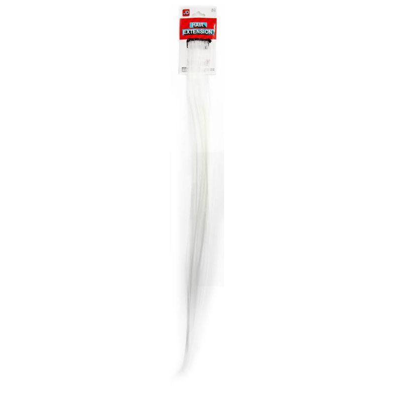 White Long Straight Hair Extension