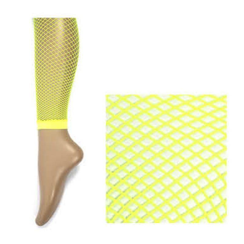 Yellow Fishnet Leggings - The Base Warehouse