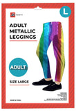 Load image into Gallery viewer, Adult Red Metallic Leggings - Large - The Base Warehouse
