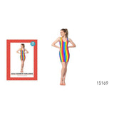 Load image into Gallery viewer, Womens Rainbow Stripe Tank Dress - The Base Warehouse