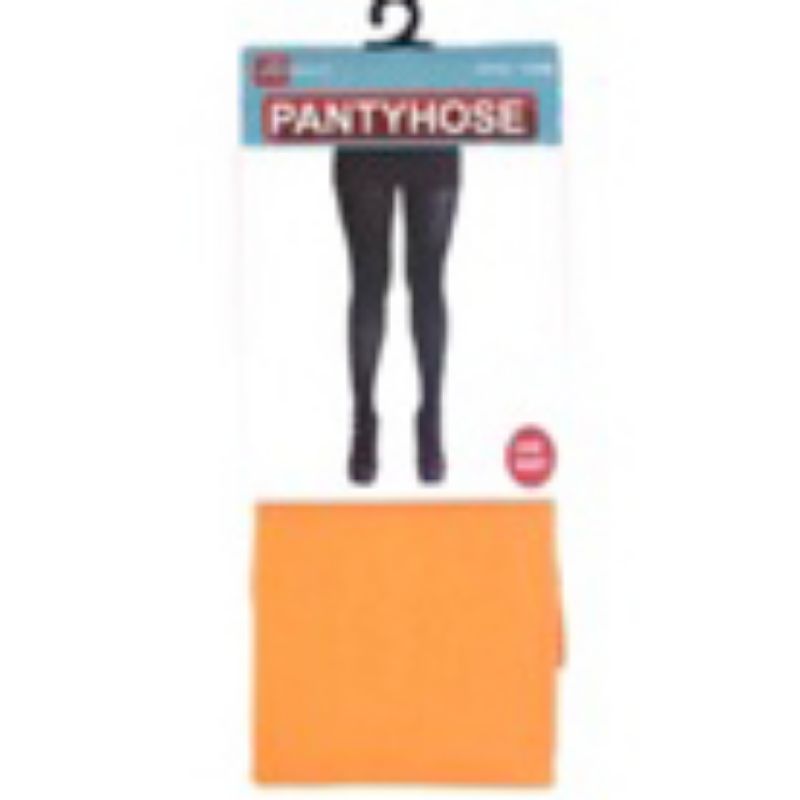 Orange Plain Colour Pantyhose
