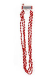 Load image into Gallery viewer, 3 Pack Red Neon Beaded Necklace - The Base Warehouse