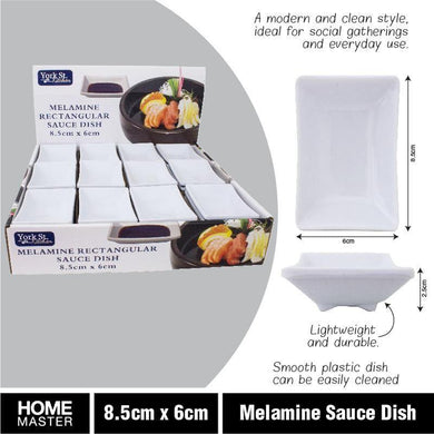 Rectangular Melamine Sauce Dish - 8.5cm x 6cm - The Base Warehouse