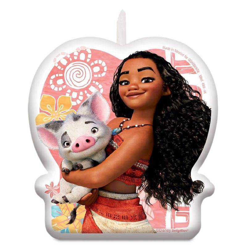 Moana Birthday Candle - 7cm - The Base Warehouse