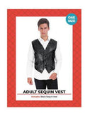 Load image into Gallery viewer, Mens Black Sequin Vest - The Base Warehouse