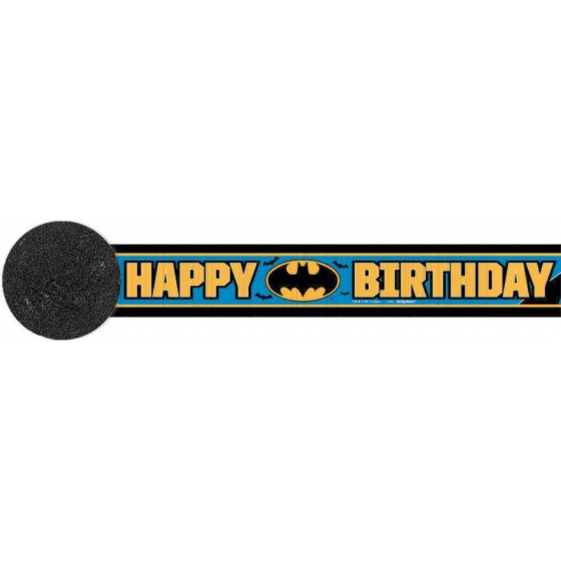 Batman HBD Crepe Streamer - The Base Warehouse