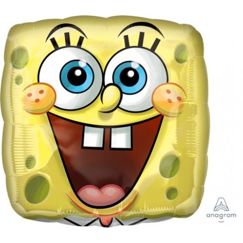 SpongeBob Square Face Foil Balloon - 45cm